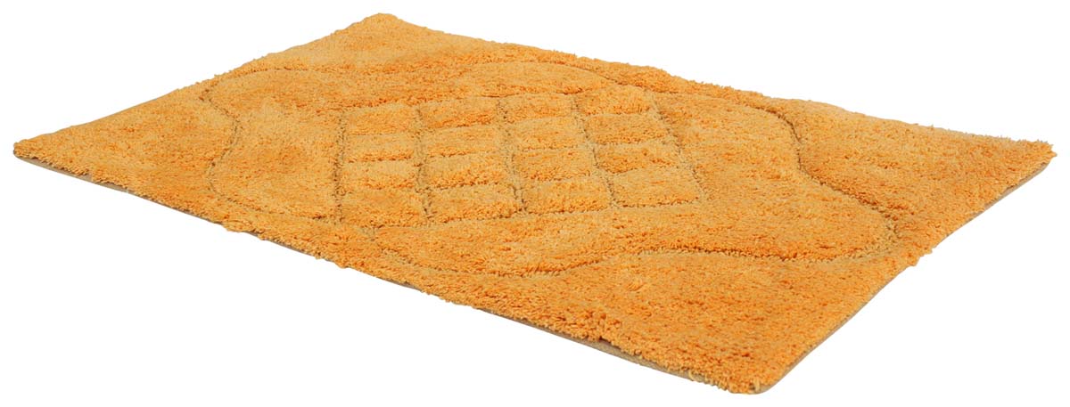 Buy Door Mats Wholesale – Orange Mat – Made in 100% Cotton – Check Pattern – Home Décor 