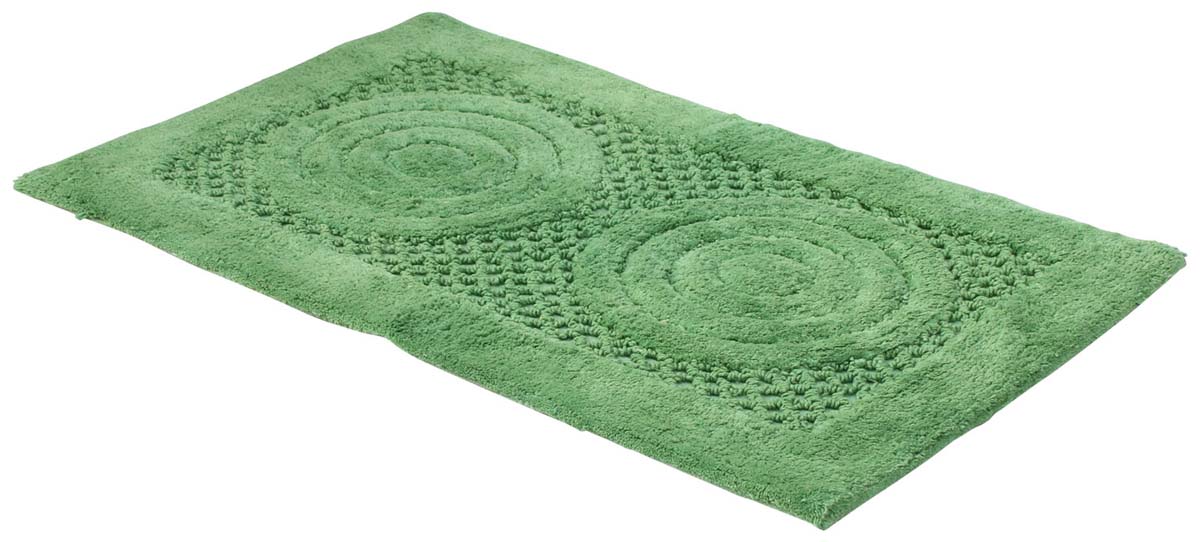 Wholesale Door Mats – Green Cotton Mat – Circular Pattern – Home Décor