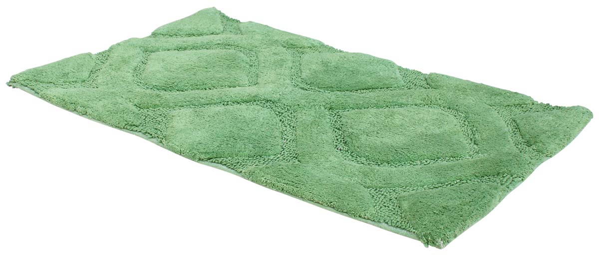 Wholesale Door Mats – Green Cotton Mat – Diamond Shaped Patterns – Home Décor