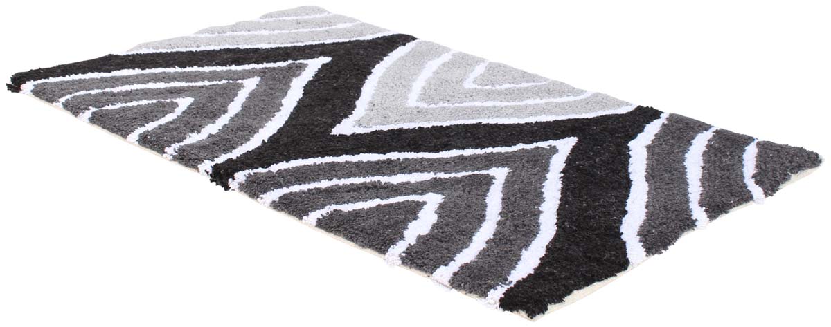 Buy Door Mats Wholesale – Cotton Mat – Black Gray & White – Abstract Pattern – Home Décor 