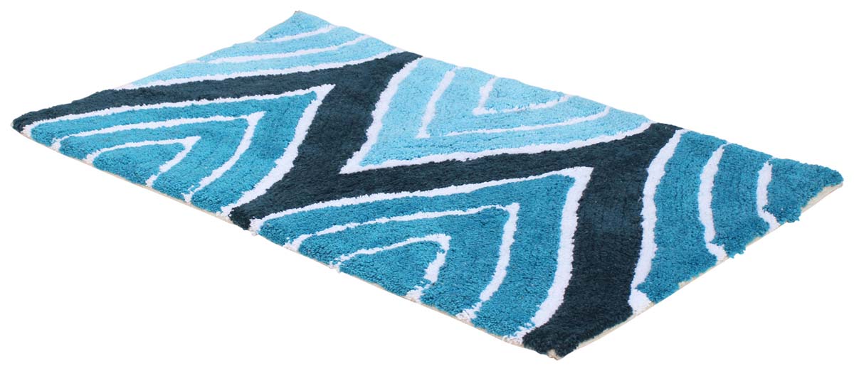 Buy Door Mats Wholesale – Cotton Mat – Blue & White – Abstract Pattern – Home Décor 