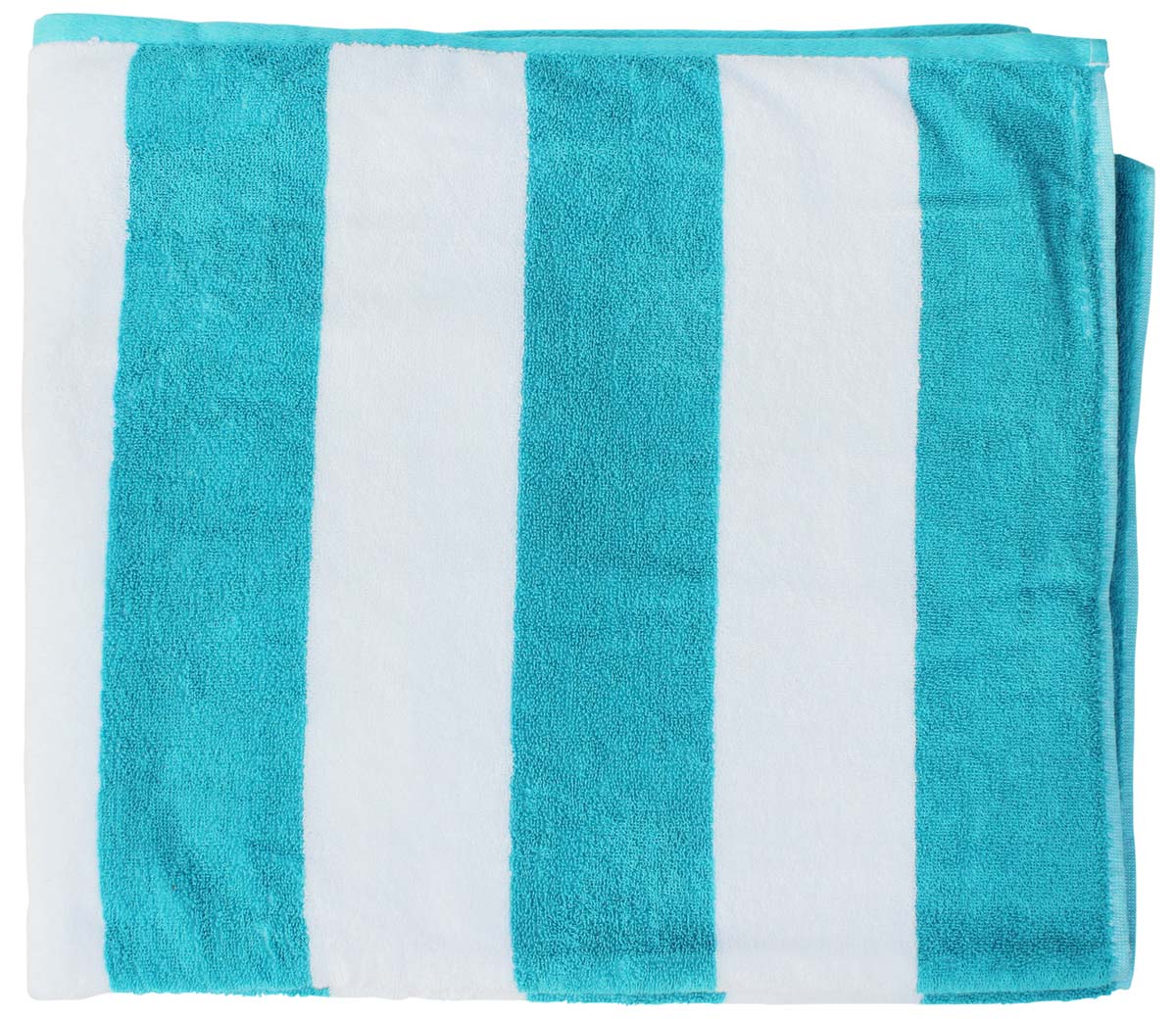 72” Blue White Cabana Stripe Cotton BeachTowel in Bulk at Wholesale – Soft & Absorbent – Bathing Essentials