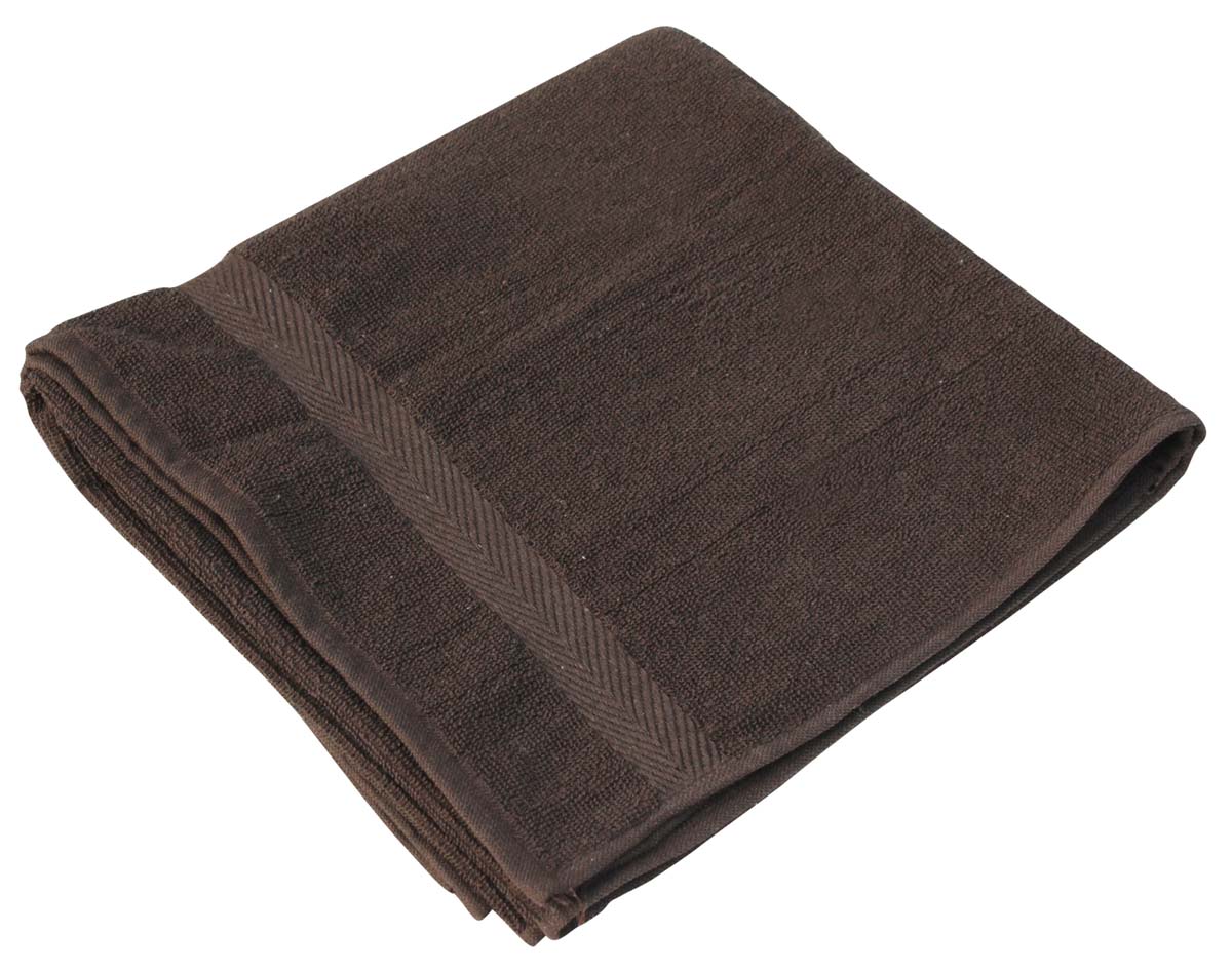 54.5” Brown Cotton Bath-Towel in Bulk at Wholesale – Soft & Absorbent – Bathing Essentials