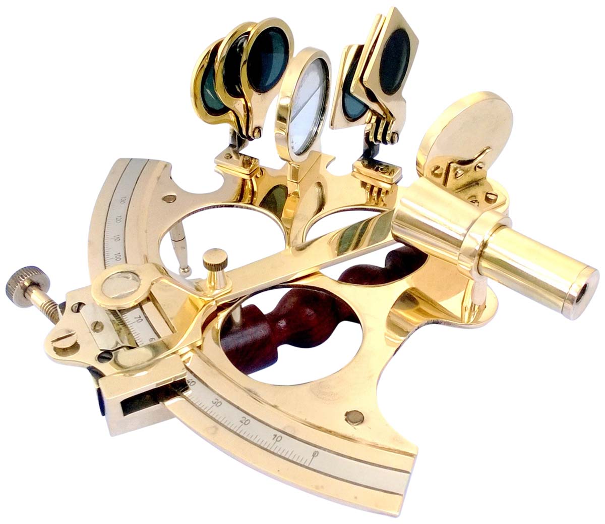 Wholesale Sextants – Decorative Marine Sextant – Antique-Look – Brass & Wood – Rich Nautical Décor & Unique Gift Items