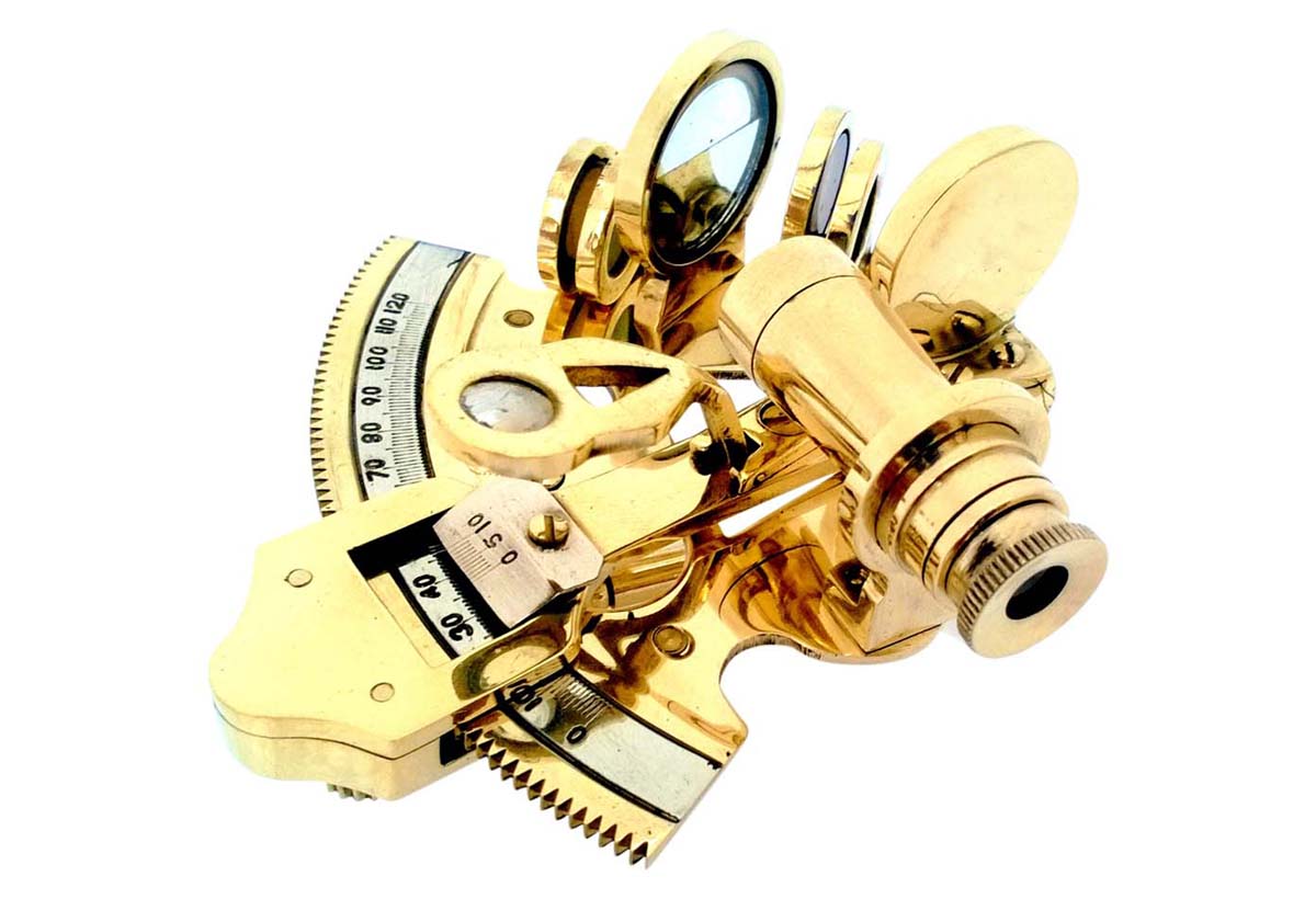 Buy Sextants in Bulk – 3 Inch Decorative Sextant – Cast in Brass – Golden Color Finish – Rare Collectibles & Nautical Instruments