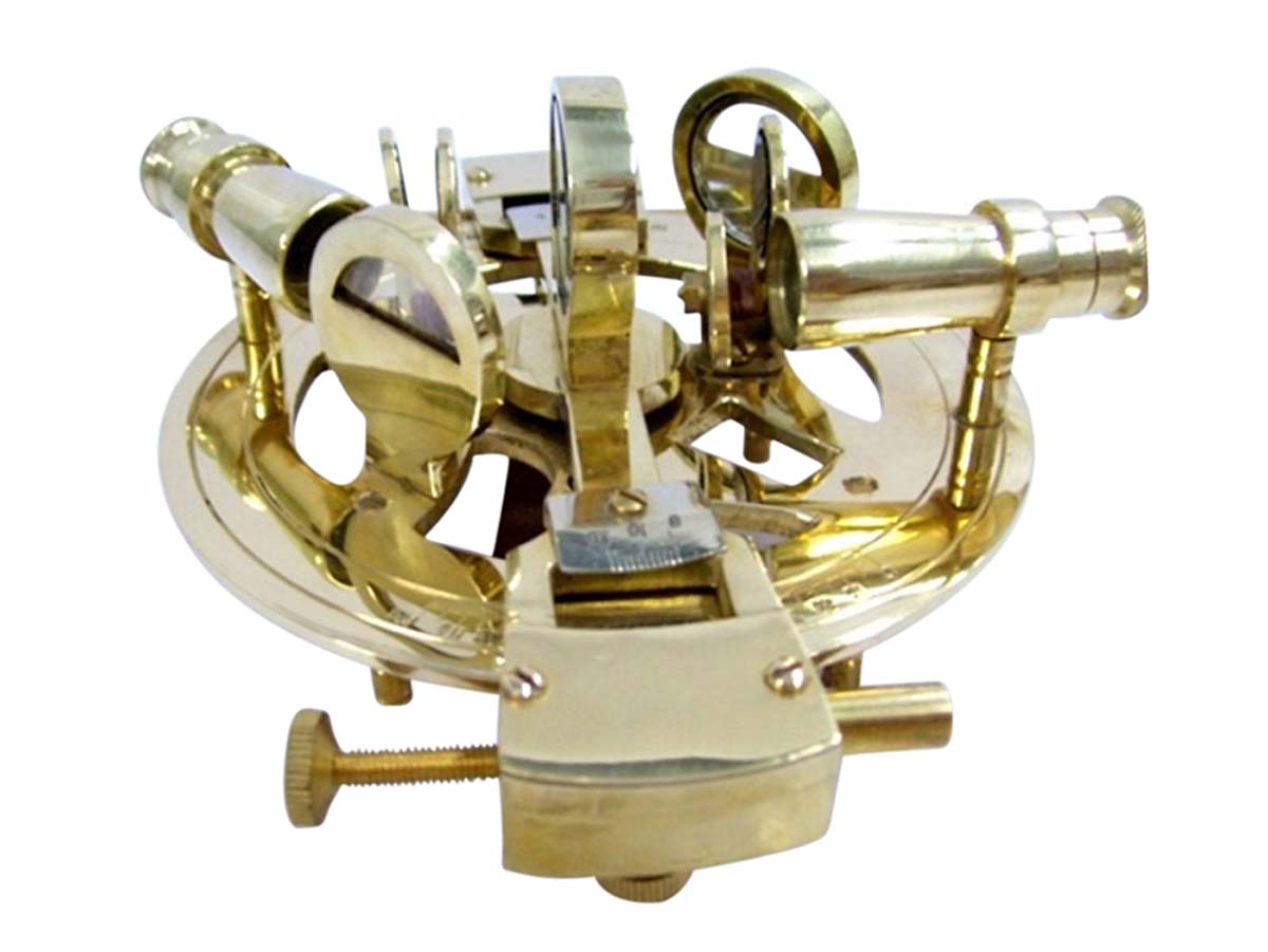 Wholesale Nautical Gifts – 4 Inch Decorative Brass Sextant – Golden Color – Unique & Rare Collectibles in Bulk