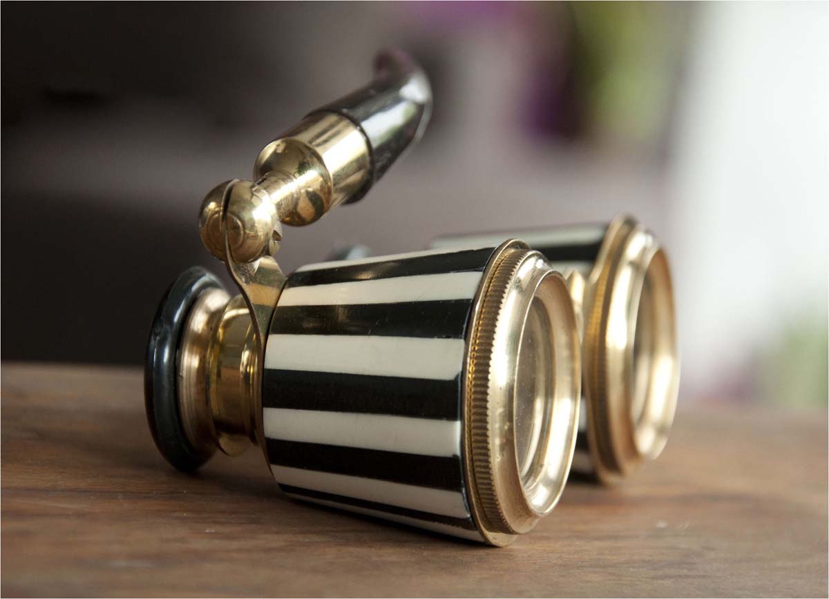 Vintage-Look Binoculars in Bulk – Decorative Binoculars – Acrylic & Mother of Pearl – Wholesale Nautical Devices