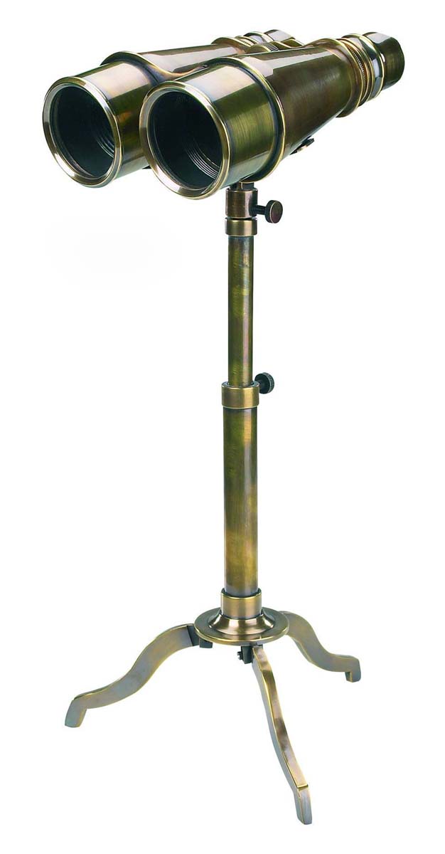 Wholesale Nautical Devices – Antique-Look Decorative Binoculars with Stand – Cast in Brass – Unique Artifacts & Collectibles in Bulk