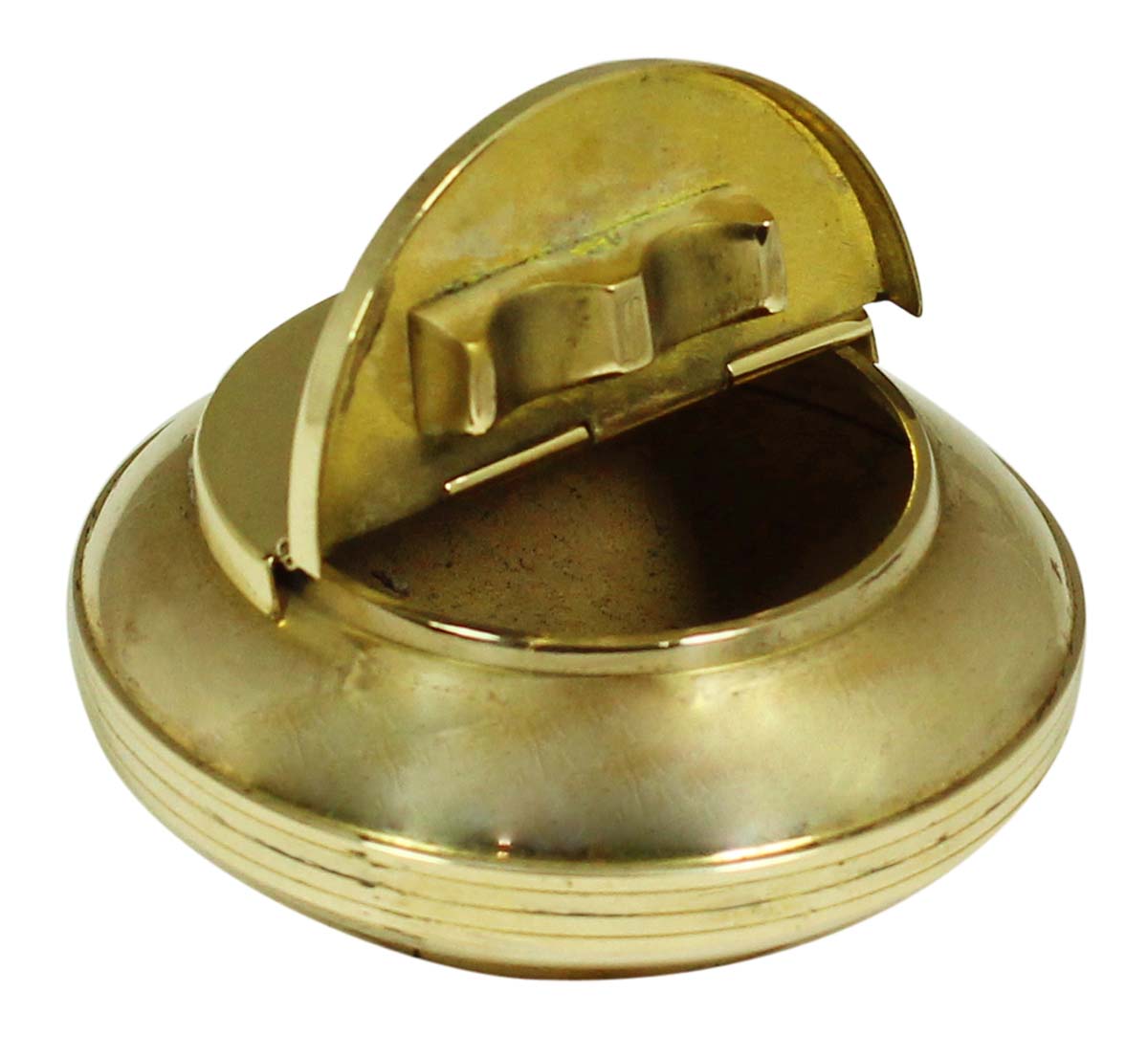 3” Brass Ashtray with Anchor Motif – Nautical Ashtray with 2 Cigarette Rests – Antique-Look Collectibles / Gifts from India - Buy in Bulk Wholesale