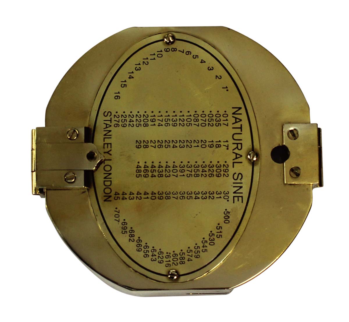 Folding Compass in Brass – 4” Nautical Device with Mirror & Scale Imprint – Retro-Look Collectibles / Gifts from India - Buy in Bulk Wholesale