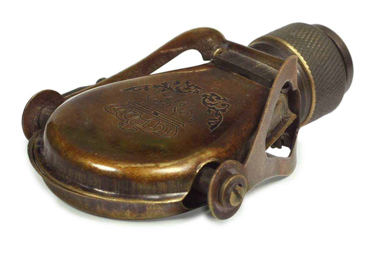 4” Sailor Boat Binoculars in Antique Black Brass with Single Flap - Nautical Devices / Antique-Look Collectibles / Gifts from India - Buy in Bulk Wholesale