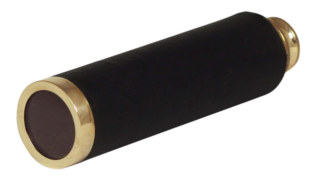 12” Sailor Boat Golden & Black Telescope in Brass - Nautical Devices / Antique-Look Collectibles / Gifts from India - Buy in Bulk Wholesale