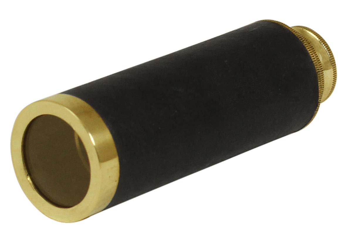 9” Sailor Boat Golden & Black Telescope with Stand in Brass - Nautical Devices / Antique-Look Collectibles / Gifts from India - Buy in Bulk Wholesale