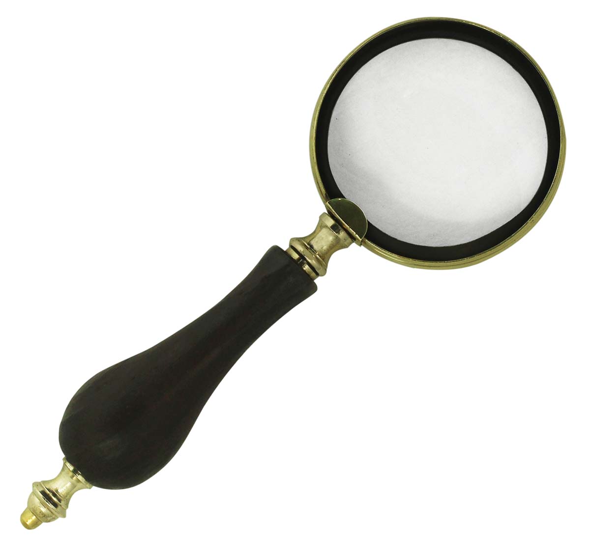 8” Magnifying Glass / Lens in Brass – Handheld Magnifier / Nautical Device / Antique-Look Collectibles / Gifts from India - Buy in Bulk Wholesale