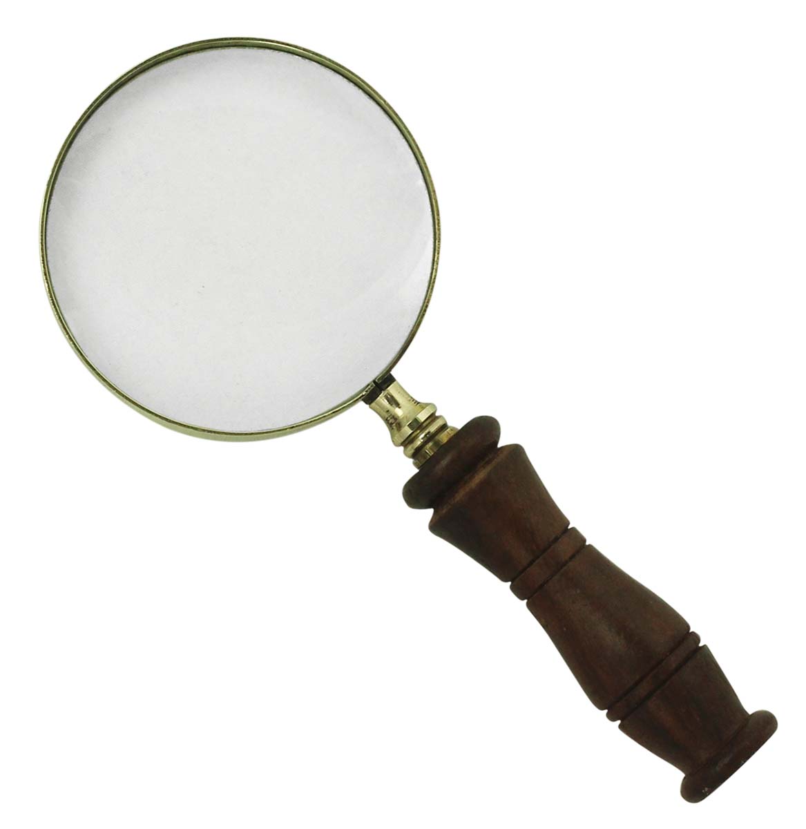 6” Magnifying Glass / Lens in Brass – Handheld Magnifier / Nautical Device / Antique-Look Collectibles / Gifts from India - Buy in Bulk Wholesale