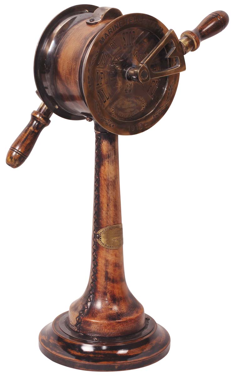 Ship Telegraphs for Sale in Bulk – Decorative Ship Telegraph – Antique-Look – Brass & Wood – Wholesale Nautical Devices