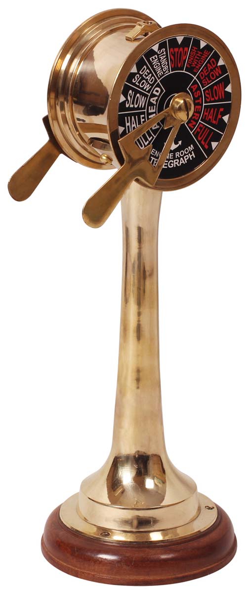 Wholesale Ship Telegraphs – Decorative Ship Telegraph – Brass & Wood – Multicolored & Golden Color Finish – Buy in Bulk Nautical Devices