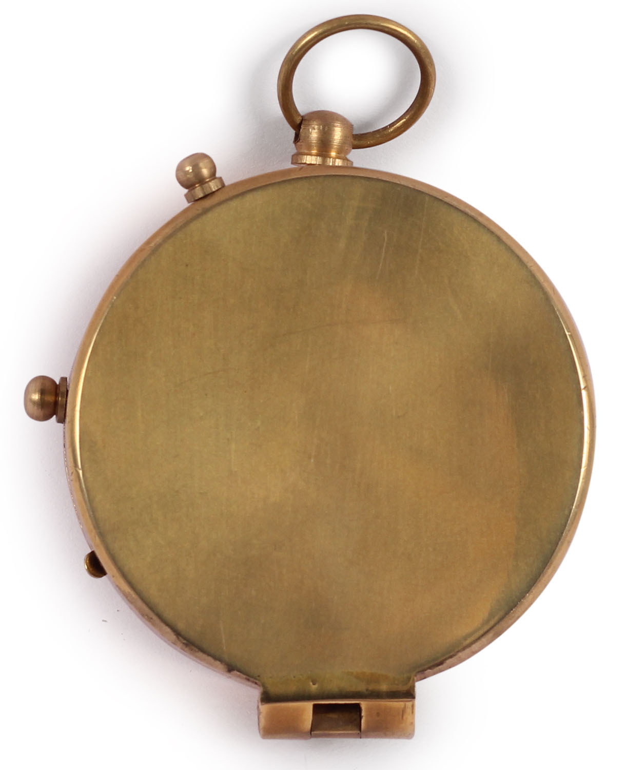 ArtistryBazaar 2” D Small Cute Round Nautical Brass Compass Device - Loop &amp; Slider Push
Button – Golden Tone Finish - Maritime Antique Vintage Look Replica Marine Collectible –
Handy Pocket Size Compass - Great Corporate &amp; Personal Gifts