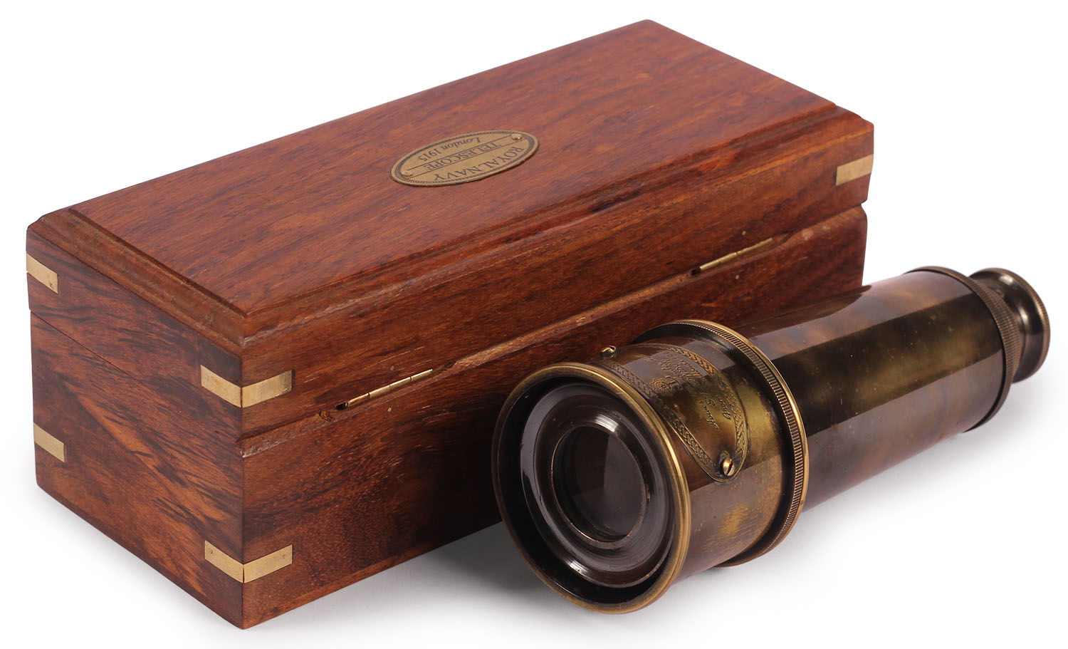 ArtistryBazaar 16” L Handheld Spyglass Marine Brass Telescope In Wooden Box – Maritime
Antique Vintage Look Monocular Replica Reproduction Collectible Great - Corporate &amp;
Personal Gifts