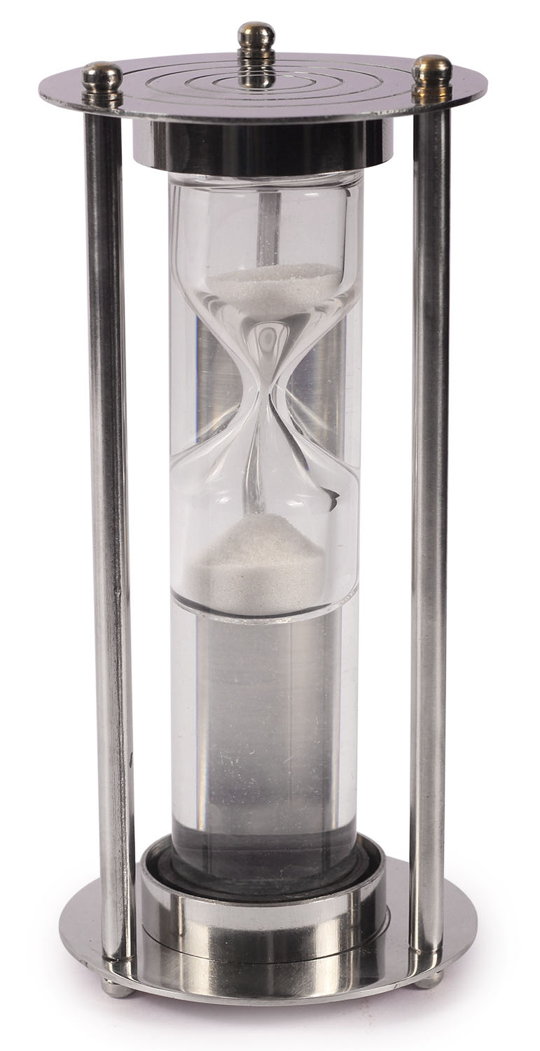 ArtistryBazaar 6” H Nautical Brass Hourglass Sand Timer / Sand Clock – Antique Vintage Look Replica Marine Collectible - Home Décor Table Top Home Library / Office Table Accessories - Great Corporate & Personal Gifts
