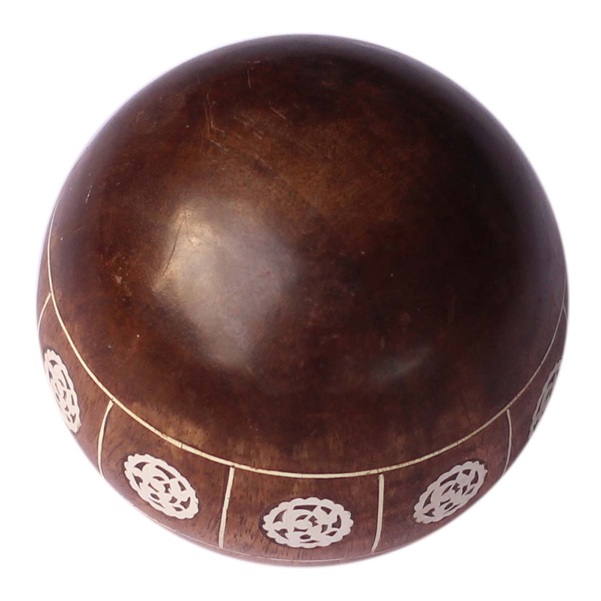 Bulk Wholesale Handcrafted Natural Wood Show Ball Centre Piece with Beautiful Inlay – Home Décor / Holiday Ornaments