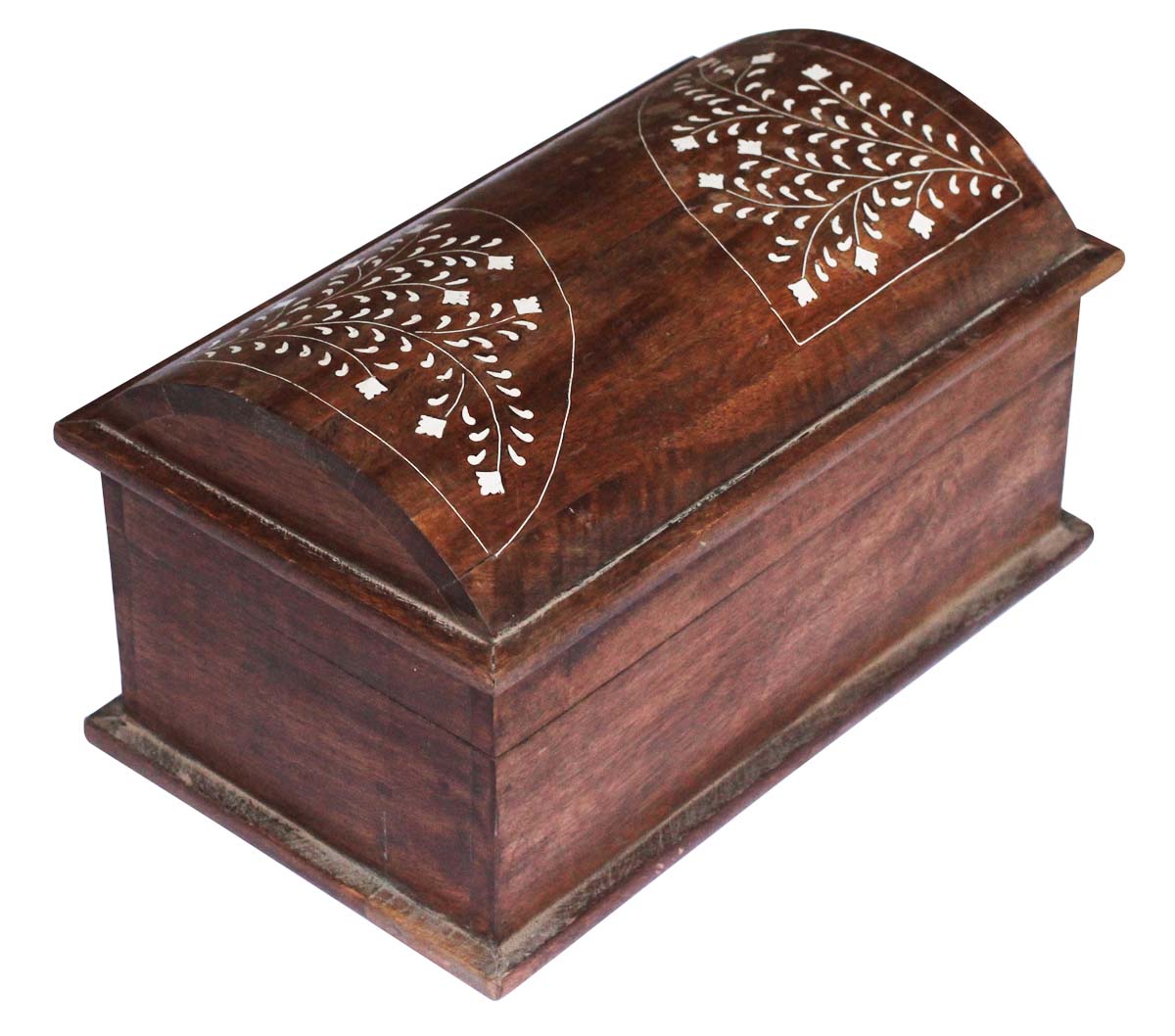 Source 13x8” Wooden Jewelry Box in Bulk - Wholesale Handmade Jewelry Box/Trinket Box in Wood with Decorative Inlay Work from India