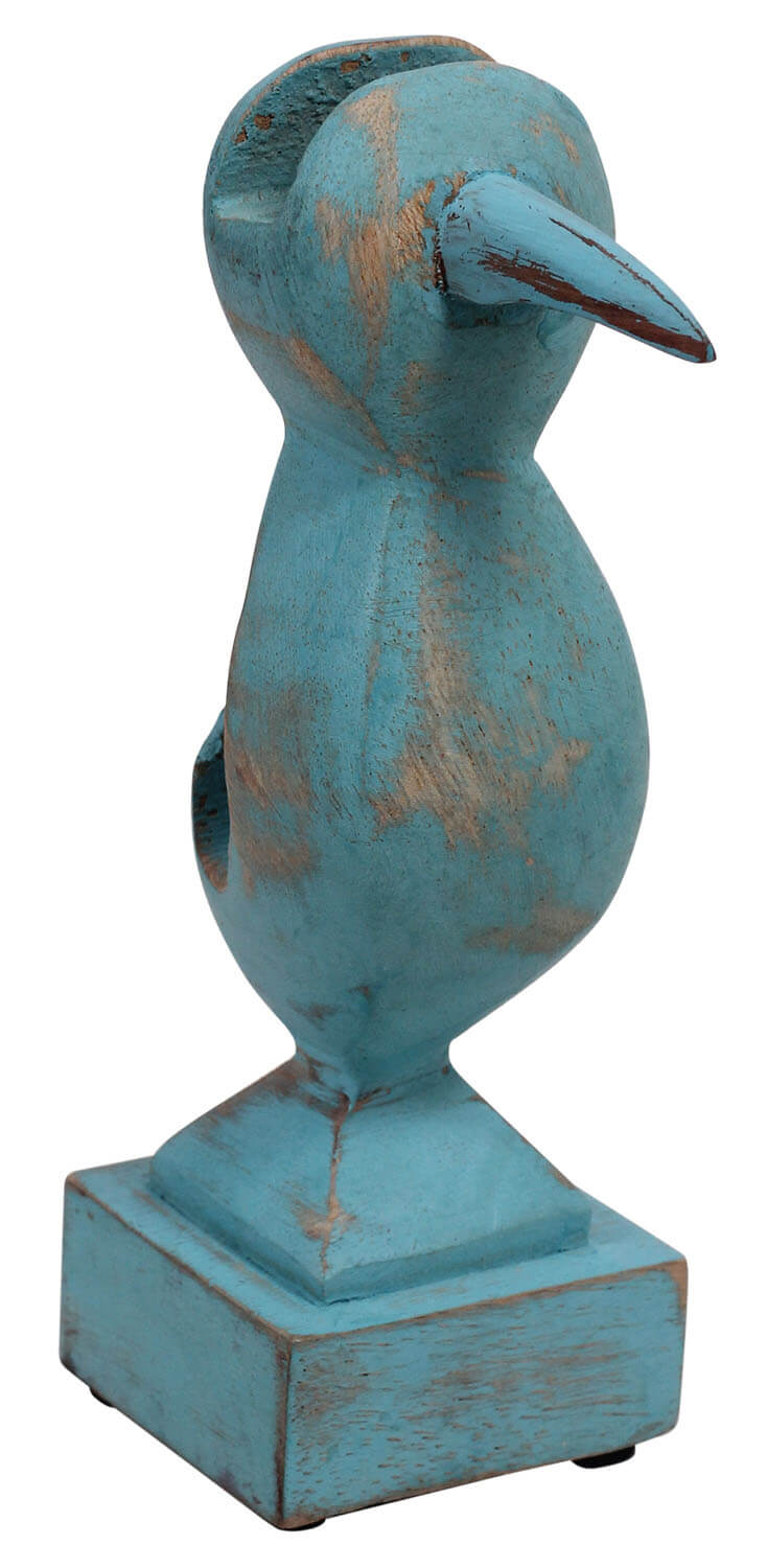 ArtistryBazaar Handmade 2" W X 6" H Wooden handcrafted wooden spectacles stand glass holder bird shape for men and women