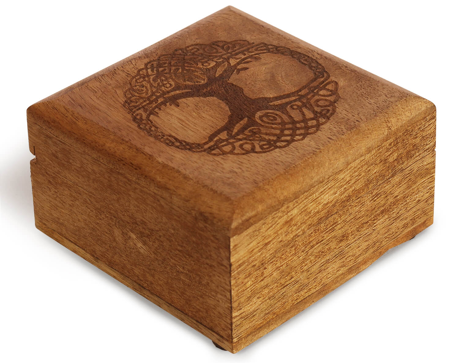 Artistry Bazaar 4" L X 4" W X 2.4" H Antique and unique Tree Of Life jewelry box Engraving Beautifully Keepsake Box jewelry Organiser Unique Gift Ideas for Men & Women . 