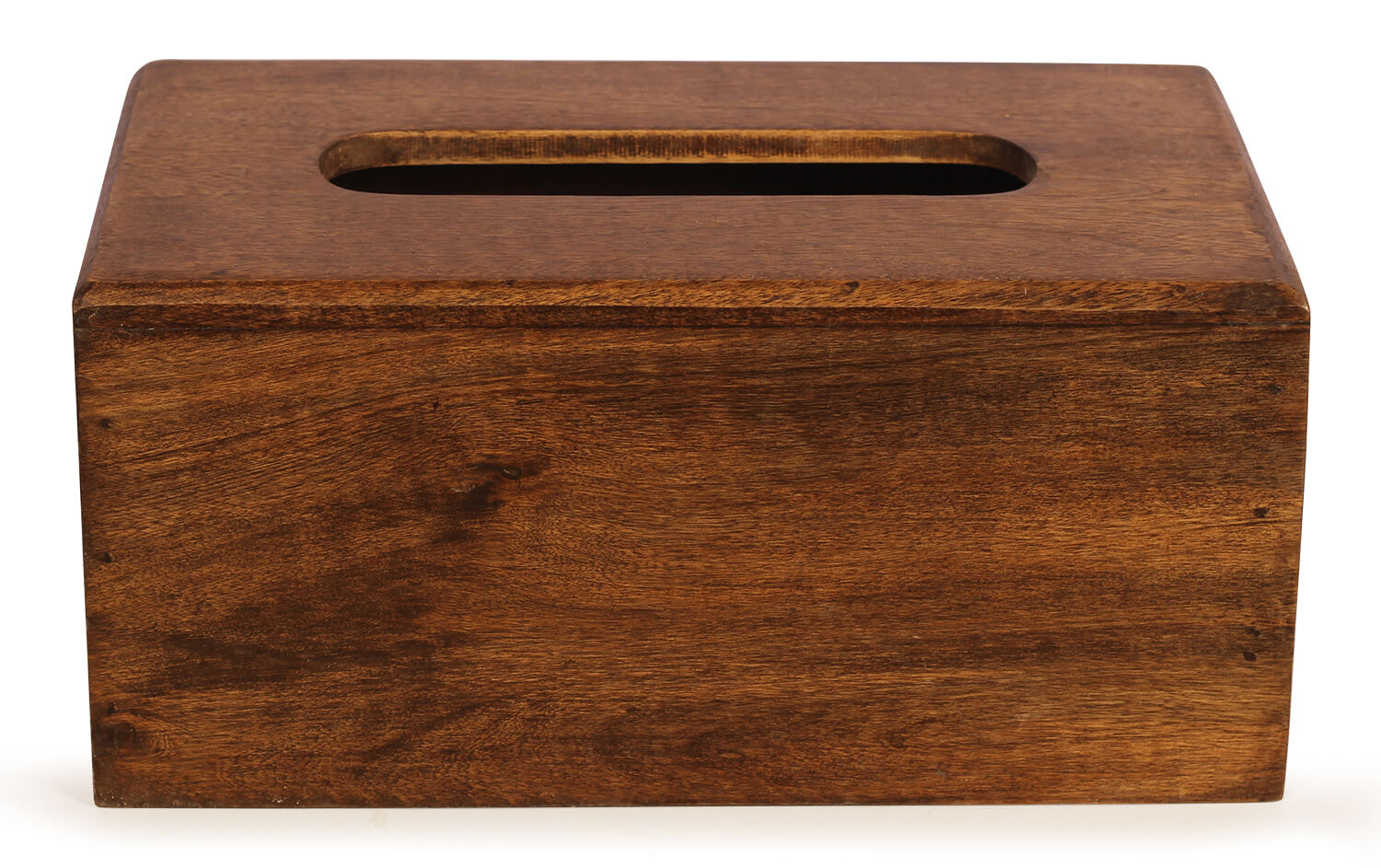 ArtistryBazaar 5"Hx 6"W handmade wooden  rectangle tissue holder box for home kitchen office returant 