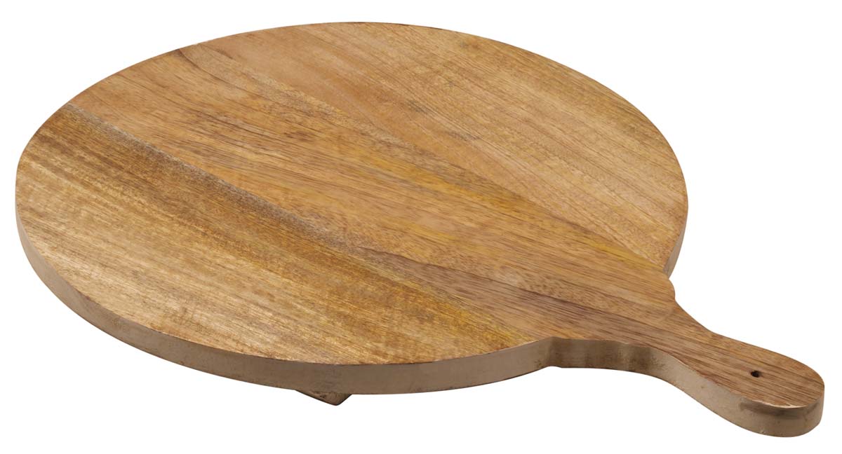 Wooden Chopping / Cutting Board – Round-Shaped with Handle – Eco-Friendly Kitchen Accessories & Essentials – Home Décor  