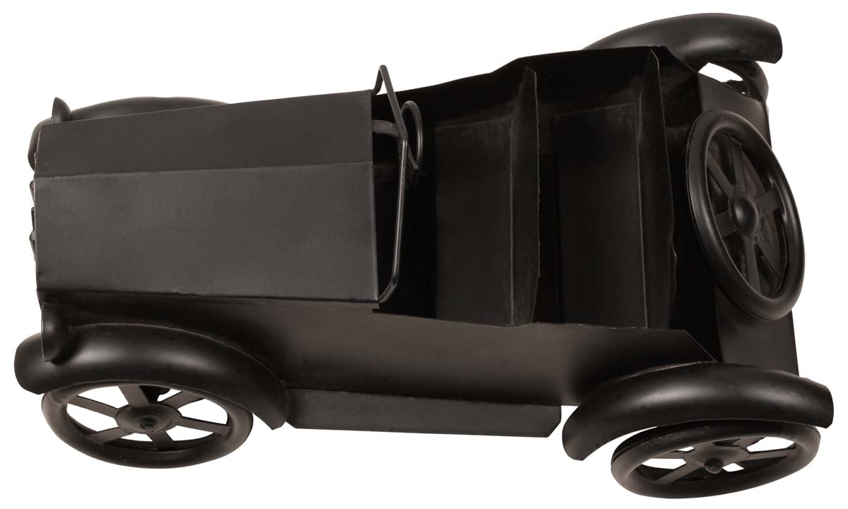 Miniature Model of a Vintage / Classic Car – Cast in Iron – Hand-Painted in Black – Interior Decorating Items –Home / Office Décor 
