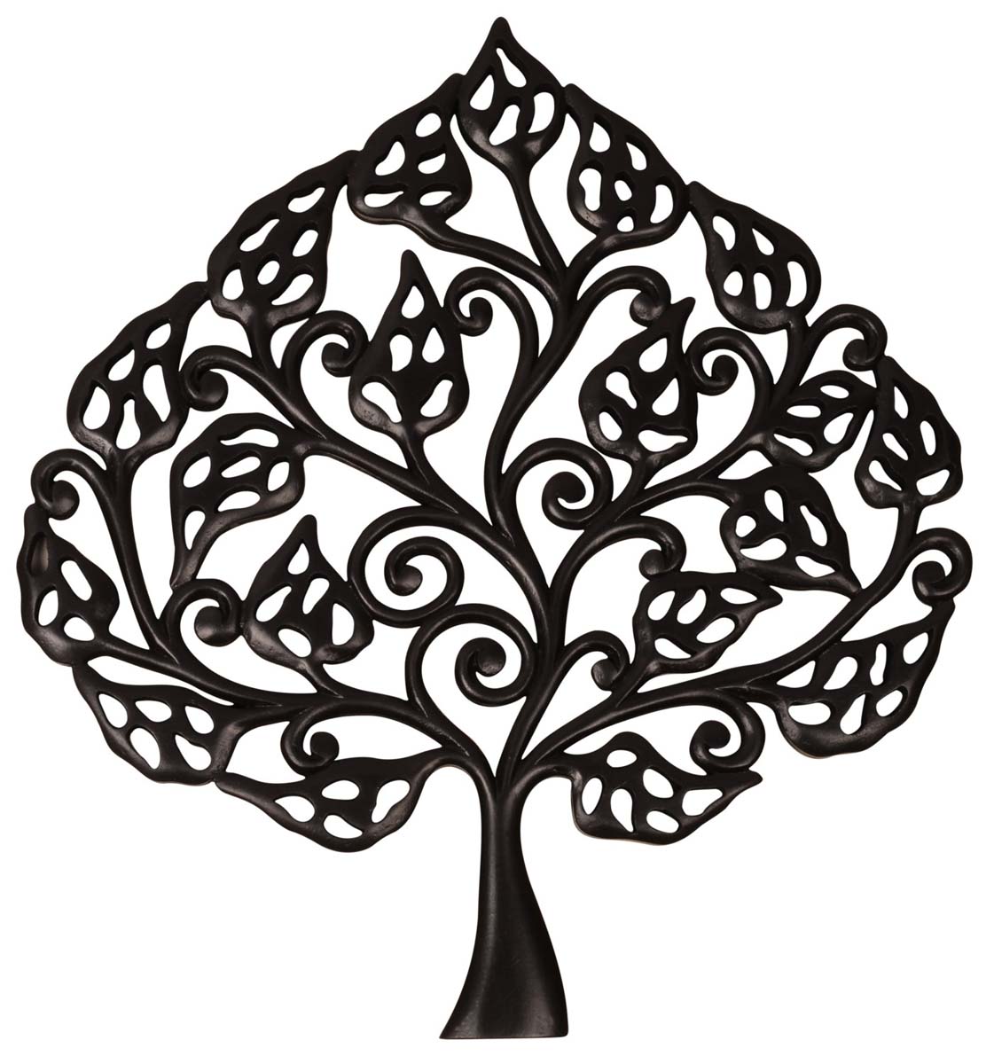 Handmade Wall Hanging Tree Motif in MDF – Black Color – Wall Decorating Items – Home / Office Décor