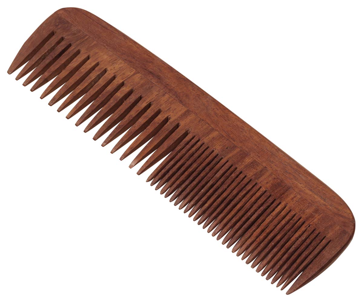 Wholesale Wooden Comb with Two Kinds of Teeth – Hand-Carved from Wood or Indian Wood – Vanity Accessories