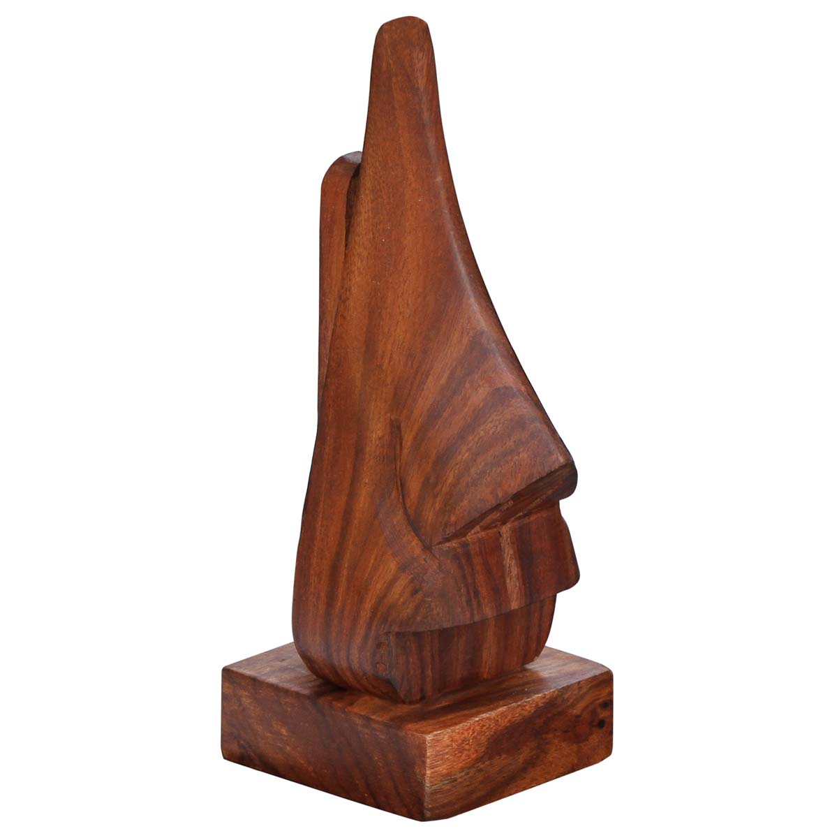 Wholesale Bulk Buy Handmade 6” Wooden Spectacle Holder/Display Stand in Quirky Nose Shape