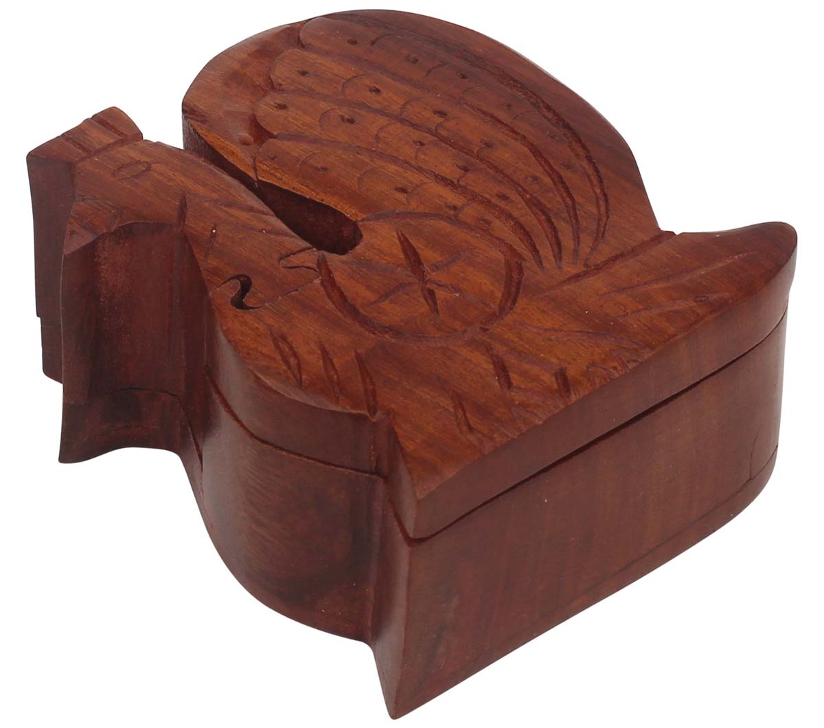 Bulk Wholesale Hand-Carved Jigsaw Puzzle in Peacock Shape in Wood – Engaging Games / Toys for Kids & Adults from India