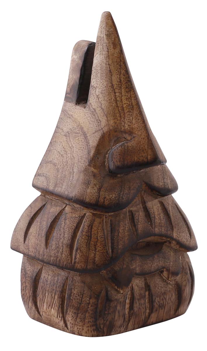 Bulk Wholesale Hand-Carved 6” Funny Nose-Shaped Spectacle Holder with Heavy Face in Mango-Wood – Antique-Look Home Décor Essentials from India