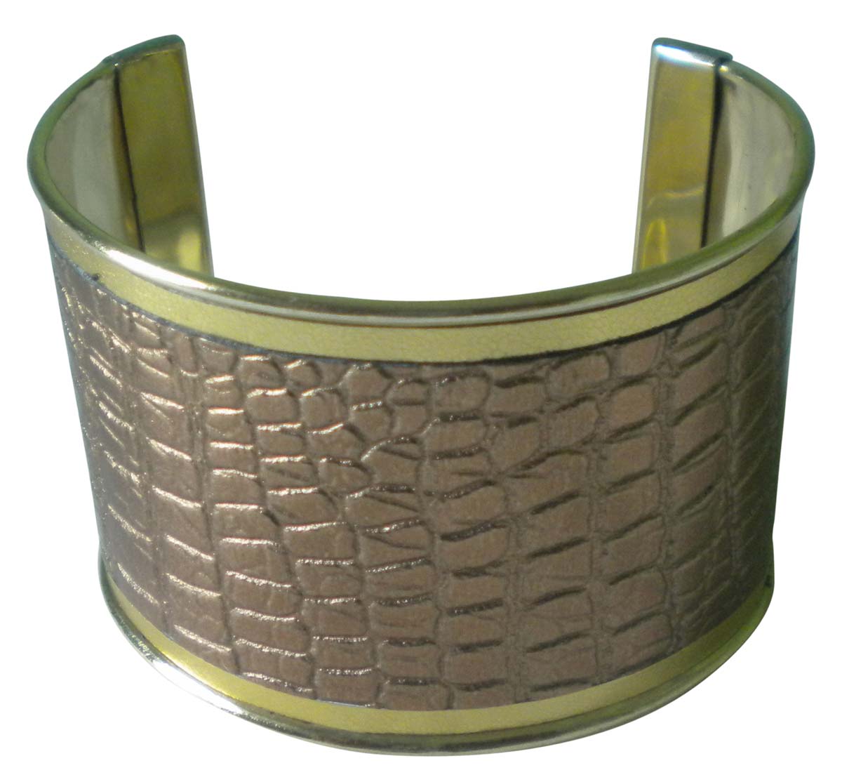 Brass Cuff Bracelet – Brown Golden – Hand-Crafted – Trendy Accessories for Women in Bulk at Wholesale