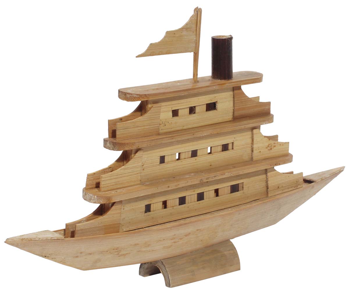 Miniature Ship Model – Handcrafted in Bamboo – Travel Gifts – Interior Decorating Items – Mantel Decorations – Home / Office Décor  Buy in Bulk Wholesale