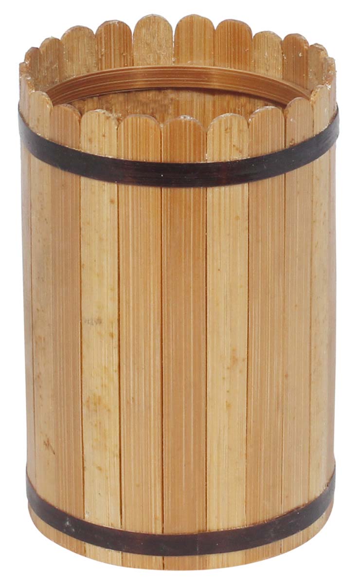 Round-Shaped Pen Stand / Holder – Handmade in Bamboo – Shades of Brown – Desk Accessories / Organizers – Home / Office Décor  Buy in Bulk Wholesale