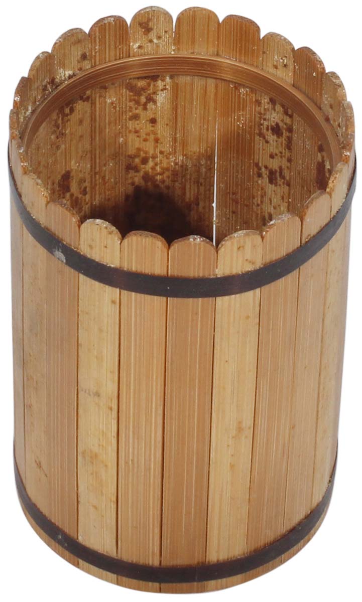 Round-Shaped Pen Stand / Holder – Handmade in Bamboo – Shades of Brown – Desk Accessories / Organizers – Home / Office Décor  Buy in Bulk Wholesale
