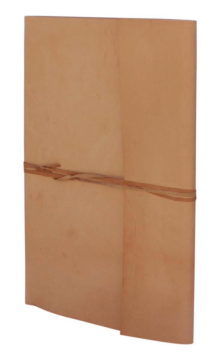 Bulk Wholesale Writing Journal/Travel Diary 13.5x10.7 Inch Handmade in Beige Leather Cover - Secured with a Leather Cord Closure - Old Worlde Look Notebooks/Scrapbooks/Sketchbooks