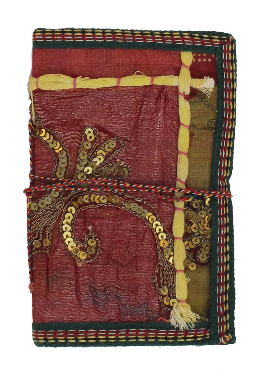 Bulk Wholesale Writing Journal/Sketchbook 4x6 Inch Multicolored Handmade in Recycled Paper & Hard Fabric Cover with Sequence Work - Designed with a Thread Closure - Unique Notebooks/Scrapbooks