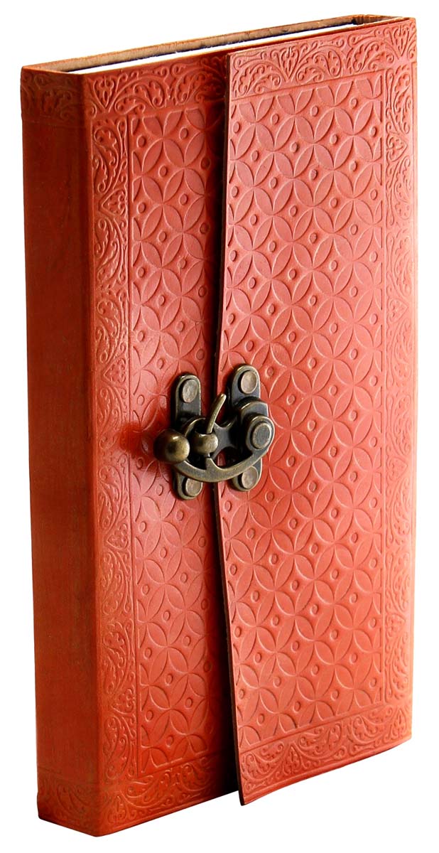 Buy in Bulk Wholesale - Handmade Writing Journal/Notebook in Embossed Leather Cover & Recycled Paper