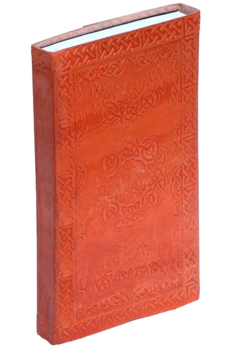 Buy in Bulk Wholesale - Handmade Writing Journal/Notebook in Embossed Leather Cover & Recycled Paper