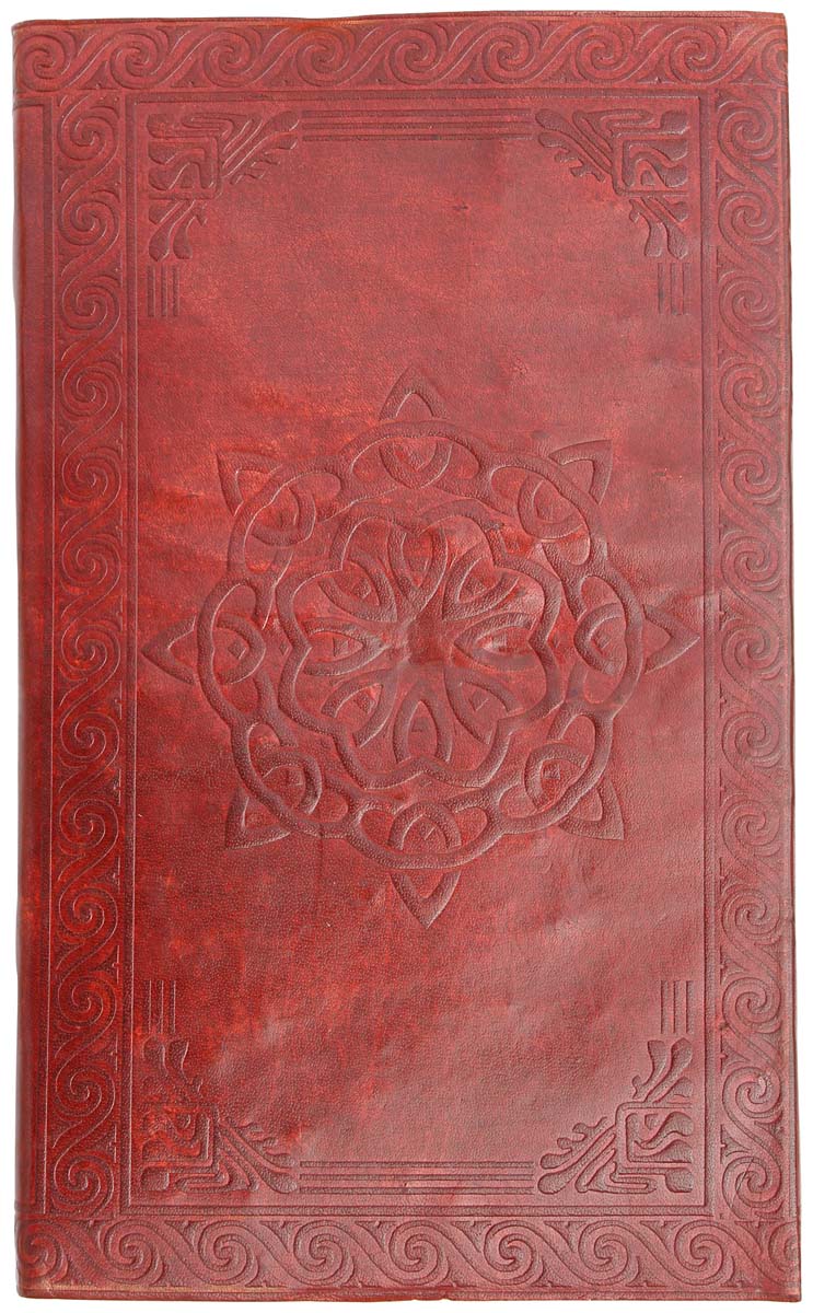Buy in Bulk Wholesale Writing Journal With Handmade Blank Paper & Embossed Leather Cover 9 Inches Notebook