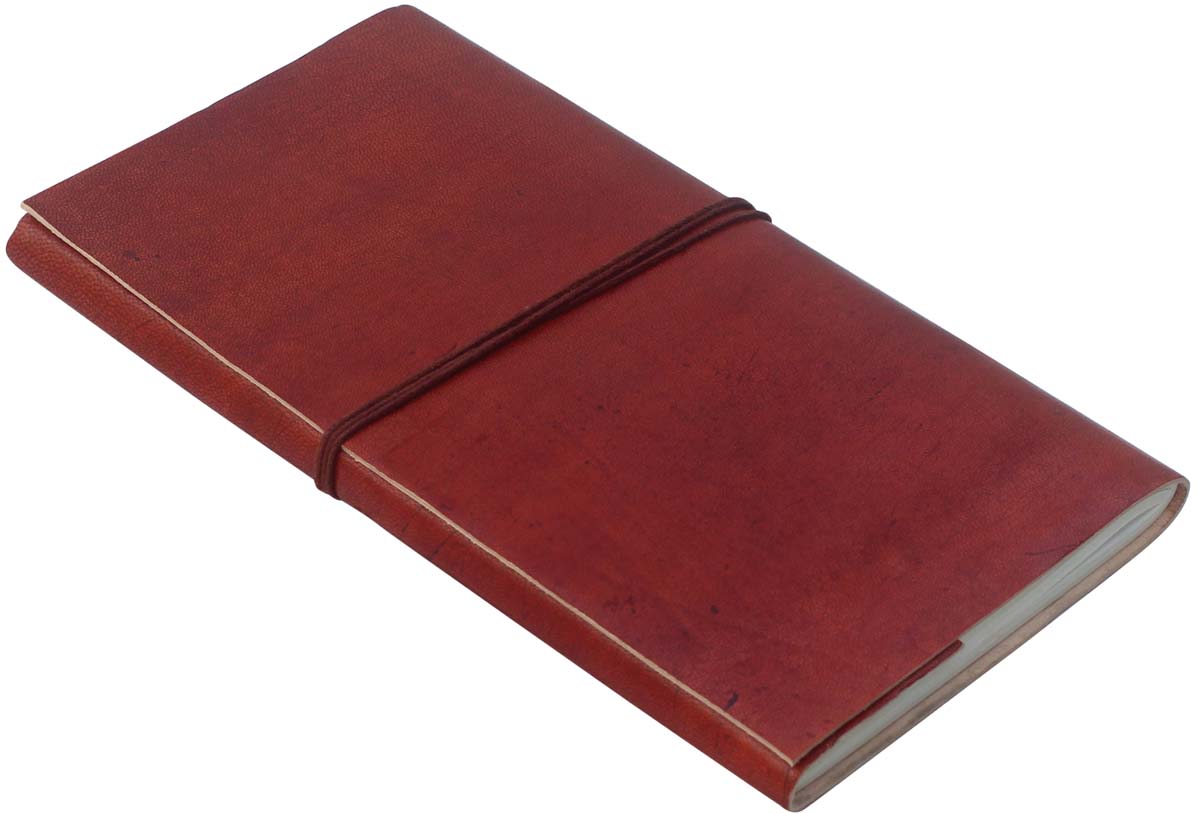 Buy in Bulk Wholesale Writing Journal/Notebook/Scrapbook With Handmade Paper & Brown Leather Cover