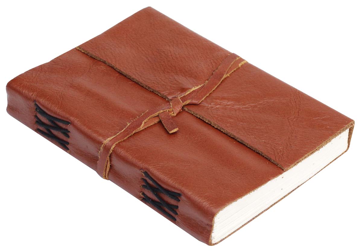Buy in Bulk Wholesale Diary/Journal/Sketchbook With Handmade Paper & Rustic Look Leather Cover