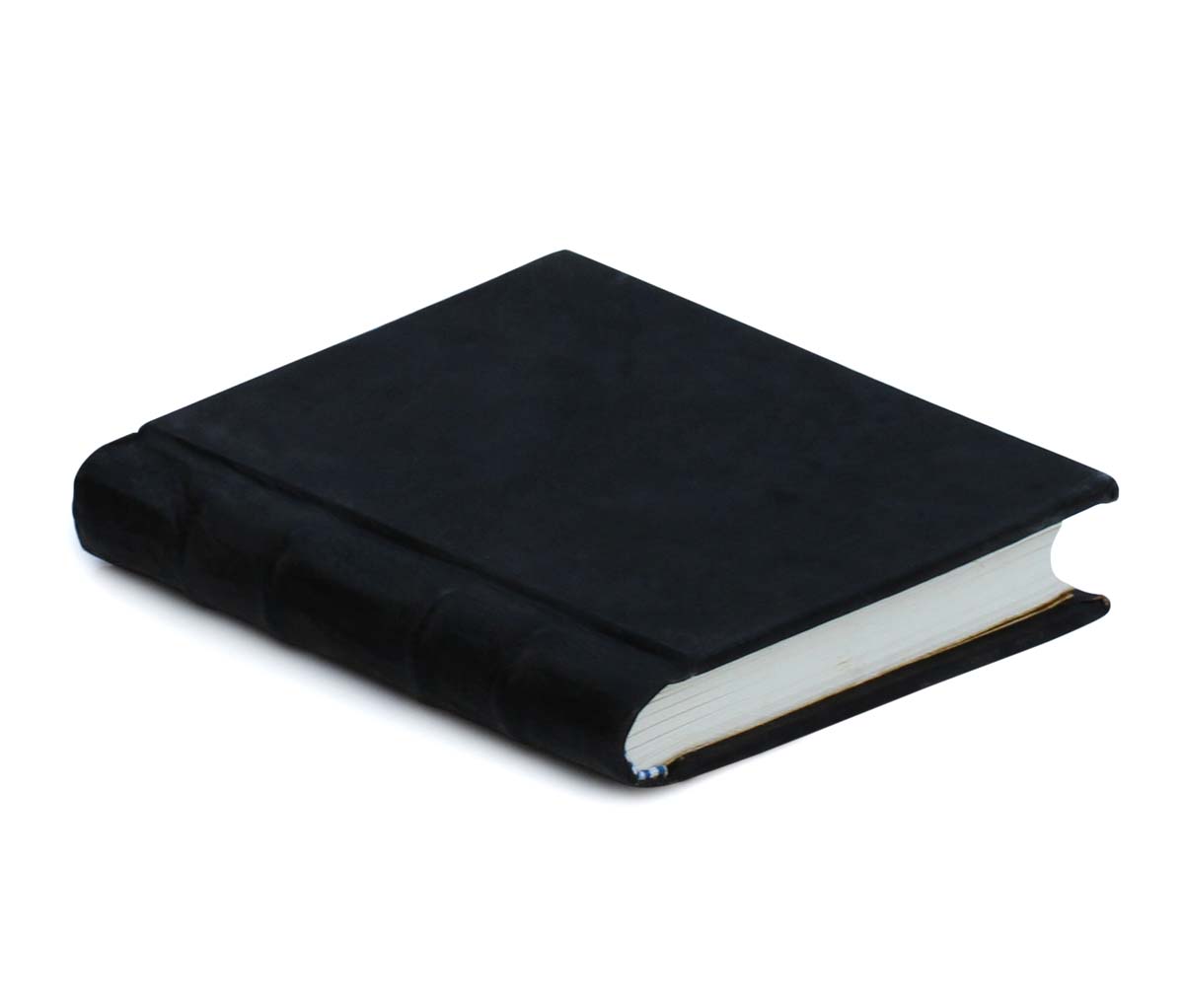 Buy in Bulk Wholesale Writing Journal/Scrapbook with Recycled Papers & Genuine Black Leather Cover Handmade 5.7 Inch Notebook