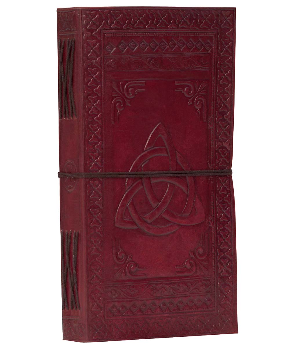Buy in Bulk Wholesale - Handmade 9" Writing Journal/Scrapbook With Handmade Papers & Embossed Leather Cover