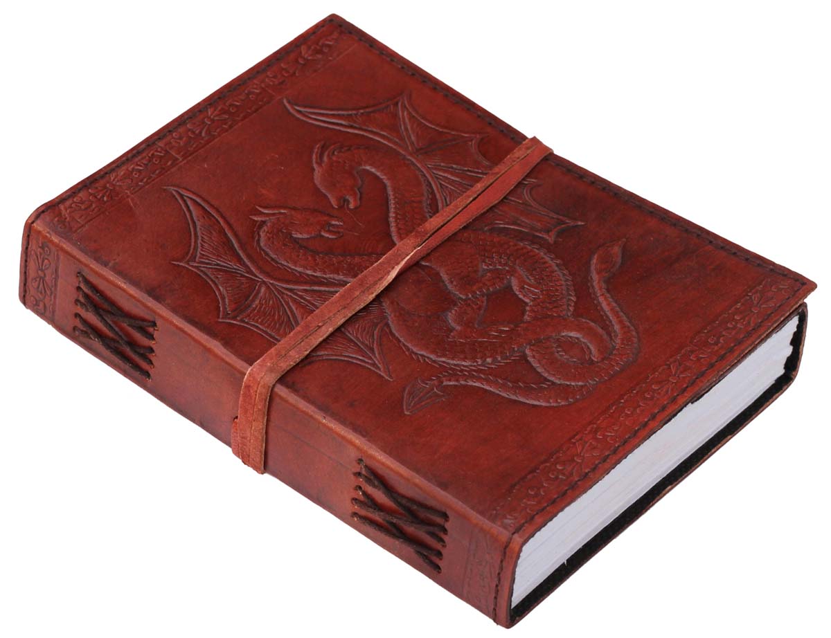 Buy in Bulk Wholesale Leather Writing Journal / Notebook 7x4 Inches - Thread Closure – Unique Scrapbooks / Travel Diary